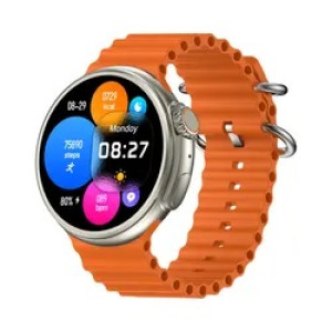 Z78 Ultra 1,52" AMOLED Στρογγυλό Smartwatch 49 mm Heart Rate Fitness tracker Series 8 Reloj Inteligente Ασύρματη φόρτιση Πορτοκάλι