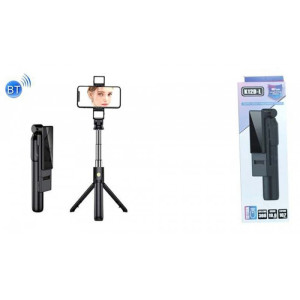 Ασύρματο Bluetooth με Τρίποδο Wireless Selfie Stick K12D-L Μαύρο