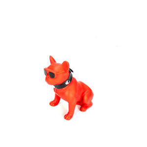 Μικρό Ασύρματο Ηχείο Σκύλος Κόκκινο CH-M12