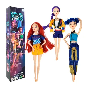 Πασχαλινή Λαμπάδα Κούκλα Φιγούρα Έκπληξη K-pop Demon Hunters 30cm με Φως και Ήχο + Αξεσουαρ + Κάρτα BL8970