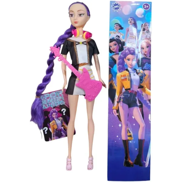 Κούκλα Φιγούρα Έκπληξη K-pop Demon Hunters Rumi 30cm με Φως και Ήχο + Αξεσουαρ + Κάρτα BL8970R