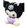 Λούτρινο Sanrio Kuromi Hello Kitty 50cm 1440-246-3 Μαύρο