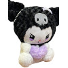 Λούτρινο Sanrio Kuromi Hello Kitty 50cm 1440-246-3 Μαύρο