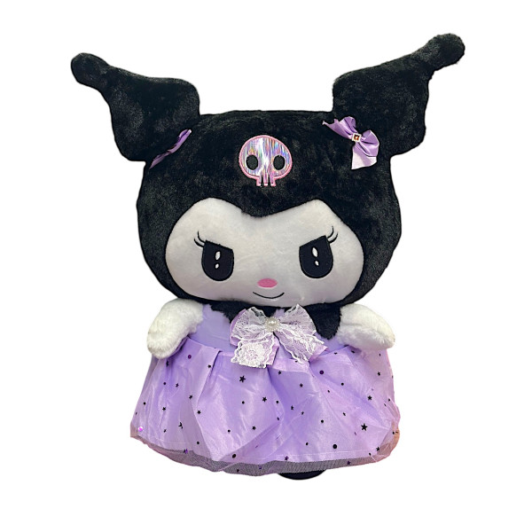 Λούτρινο Sanrio Kuromi Hello Kitty 50cm 1440-246-66 Μωβ