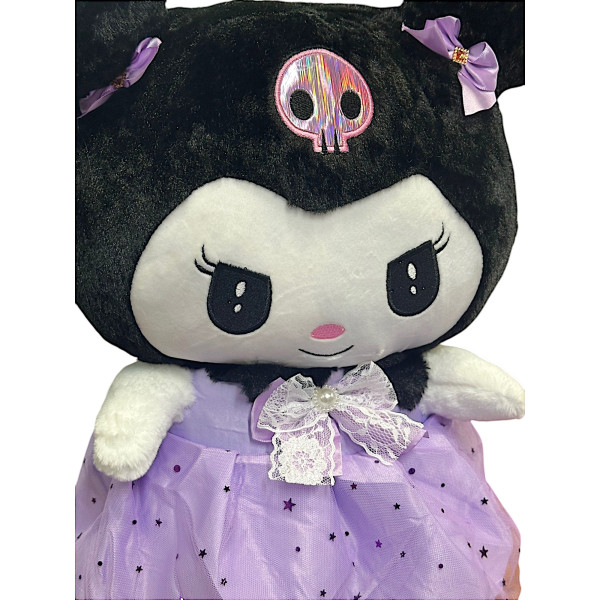 Λούτρινο Sanrio Kuromi Hello Kitty 50cm 1440-246-66 Μωβ