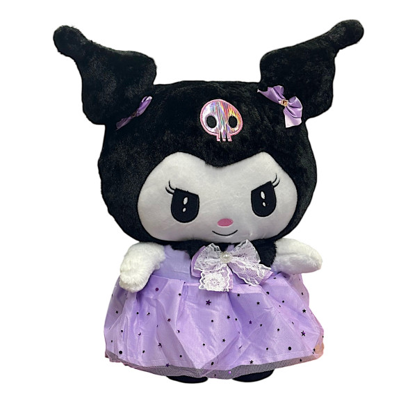 Λούτρινο Sanrio Kuromi Hello Kitty 50cm 1440-246-66 Μωβ