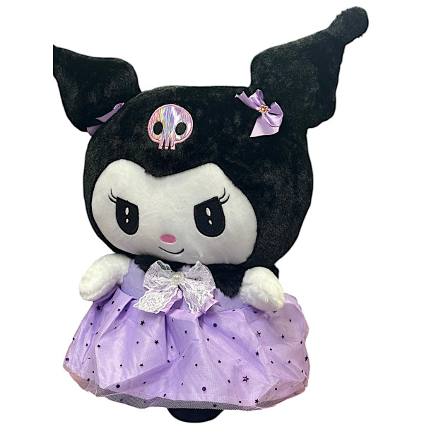 Λούτρινο Sanrio Kuromi Hello Kitty 50cm 1440-246-66 Μωβ