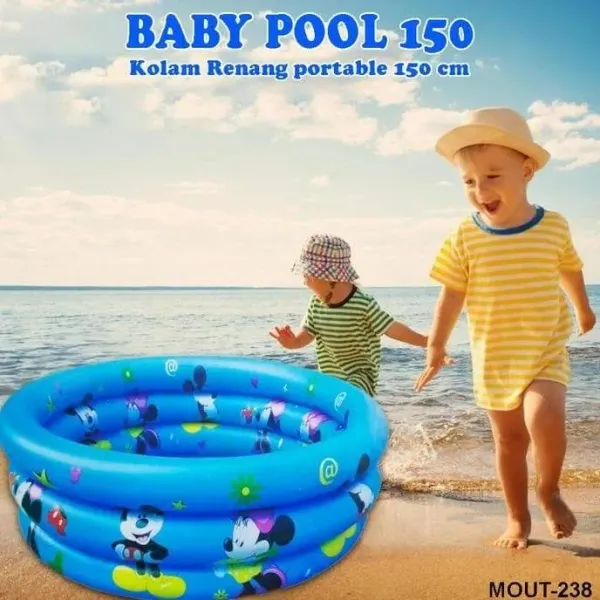 Παιδική Πισίνα Φουσκωτή 150cm Mickey & Minnie 1446-7-1 