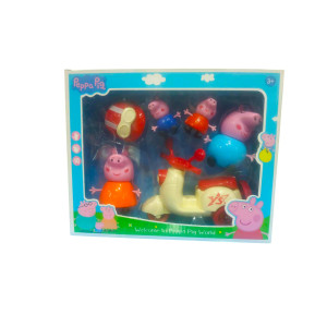 Παιχνίδι Μινιατούρα Peppa Pig Family βέσπα για 3+ Ετών 552-6