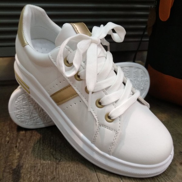 ΓΥΝΑΙΚΕΙΑ ΛΕΥΚΑ CASUAL SNEAKERS ΓΥΝΑΙΚΕΙΑ ΛΕΥΚΑ CASUAL SNEAKERS