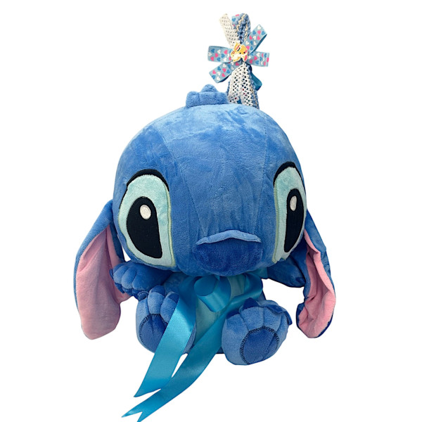 Πασχαλινή λαμπάδα Mohicans με Λούτρινο Disney Lilo & Stitch Leroy 40cm L117 Μπλε