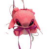 Πασχαλινή λαμπάδα Mohicans με Λούτρινο Disney Stitch 12cm Μπρελόκ L121 Φούξια