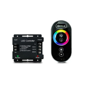 Controller για Ταινίες LED RGB 12/24VDC 216W/432W με Τηλεχειριστήριο Αφής ZY-2430