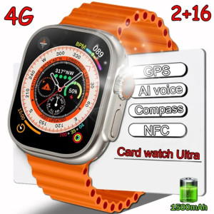 Smartwatch BW9 Ultra 4G κάρτα SIM & Camera HD 2”  Λευκό