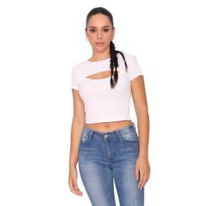 WOMEN'S TOP KNITTED MOHICANS 8310.WHITE