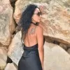 ΦΟΡΕΜΑ ΜΑΚΡΥ ΣΑΤΕΝ MOHICANS L5940 ΜΑΥΡΟ