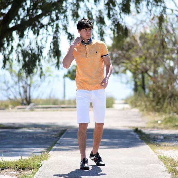 ΑΝΔΡΙΚΟ POLO SHIRT MOHICANS 209.ΚΙΤΡΙΝΟ