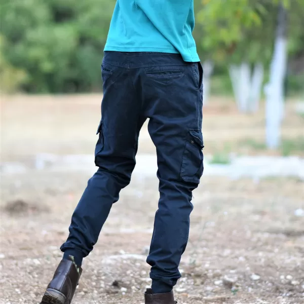 ΠΑΝΤΕΛΟΝΙ CARGO MOHICANS YL2155-3 ΜΠΛΕ