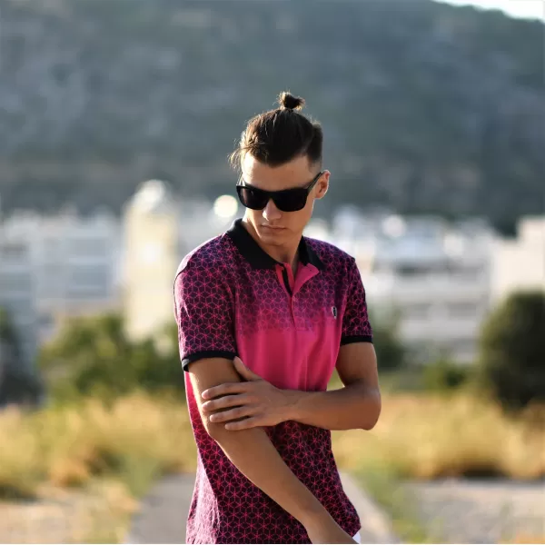 ΑΝΔΡΙΚΟ POLO SHIRT MOHICANS 219.ΦΟΥΞΙΑ