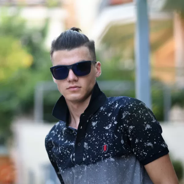 ΑΝΔΡΙΚΟ POLO SHIRT MOHICANS 222.ΜΑΥΡΟ