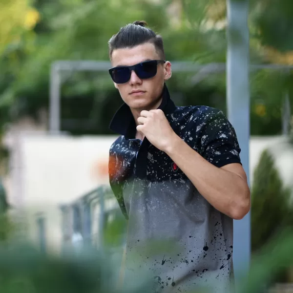 ΑΝΔΡΙΚΟ POLO SHIRT MOHICANS 222.ΜΑΥΡΟ