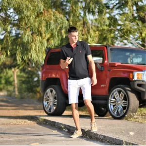 ΑΝΔΡΙΚΟ POLO SHIRT ΜΟΝΟΧΡΩΜ0 MOHICANS 430 ΜΠΛΕ