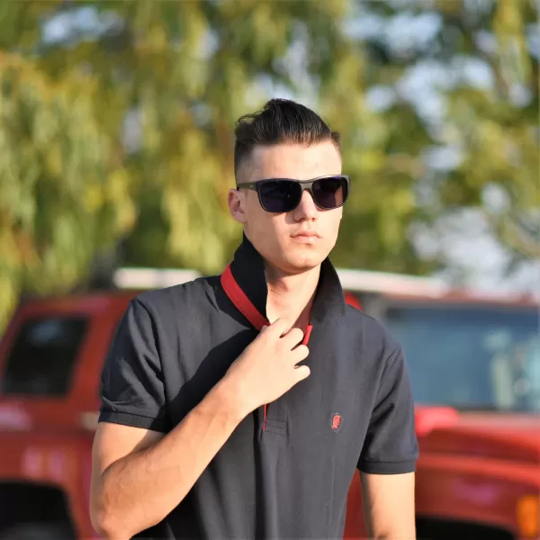 ΑΝΔΡΙΚΟ POLO SHIRT ΜΟΝΟΧΡΩΜ0 MOHICANS 430 ΜΠΛΕ