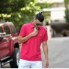 ΑΝΔΡΙΚΟ POLO SHIRT ΜΟΝΟΧΡΩΜΟ MOHICANS 430.ΦΟΥΞΙΑ