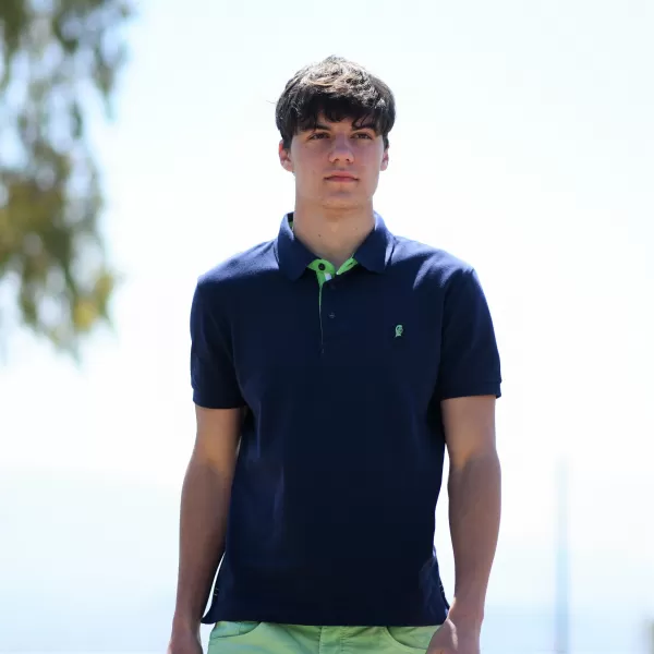 ΑΝΔΡΙΚΟ POLO SHIRT ΜΟΝΟΧΡΩΜΟ MOHICANS 430 ΙΝΤΙΓΚΟ