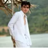 ΑΝΔΡΙΚΟ ΠΟΥΚΑΜΙΣΟ LINEN MOHICANS 4402 ΛΕΥΚΟ