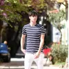 ΑΝΔΡΙΚΗ ΜΠΛΟΥΖΑ T-SHIRT ΛΑΙΜΟΣ ΜARINE MOHICANS 458.BLUE 