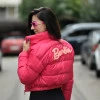 Γυναικείο μπουφάν Mohicans Puffer Barbie 8383-01 Φούξια