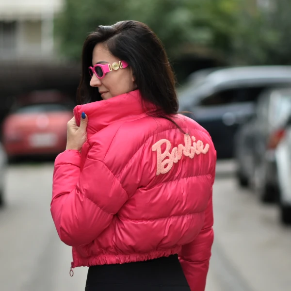Γυναικείο μπουφάν Mohicans Puffer Barbie 8383-01 Φούξια