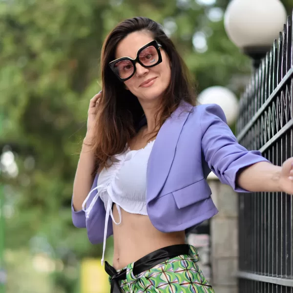 ΓΥΝΑΙΚΕΙΟ ΣΑΚΑΚΙ ΚΟΝΤΟ BLAZER MOHICANS 991823 ΜΩΒ