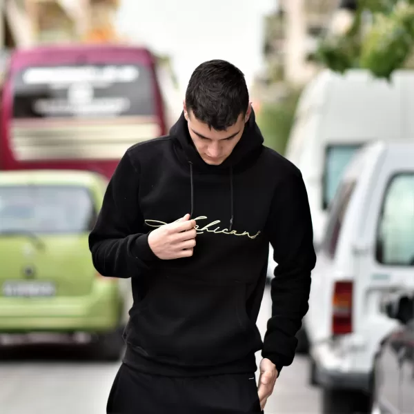 ΑΝΔΡΙΚΟ ΦΟΥΤΕΡ ΚΟΥΚΟΥΛΑ ΚΑΛΛΙΓΡΑΦΙΚΟ MOHICANS CALLIG01.ΜΑΥΡΟ