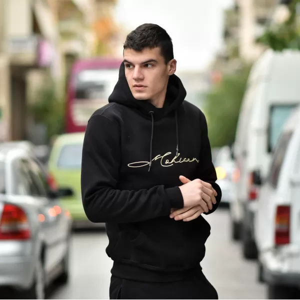 ΑΝΔΡΙΚΟ ΦΟΥΤΕΡ ΚΟΥΚΟΥΛΑ ΚΑΛΛΙΓΡΑΦΙΚΟ MOHICANS CALLIG01.ΜΑΥΡΟ