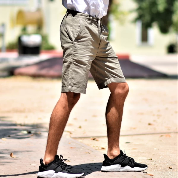  ΒΕΡΜΟΥΔΑ CHINOS ΛΙΝΗ MOHICANS DJ-901 ΓΚΡΙ