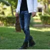 ΑΝΔΡΙΚΟ ΠΑΝΤΕΛΟΝΙ JEANS ΜΕ ΣΚΙΣΙΜΑΤΑ MOHICANS DS637 ΜΠΛΕ