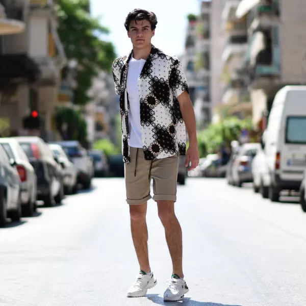 ΑΝΔΡΙΚΗ ΒΕΡΜΟΥΔΑ CHINOS MOHICANS FT-510.BEIGE 