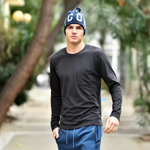 ΑΝΔΡΙΚΗ ΜΠΛΟΥΖΑ T-SHIRT MOHICANS FT1025 ΜΑΥΡΟ