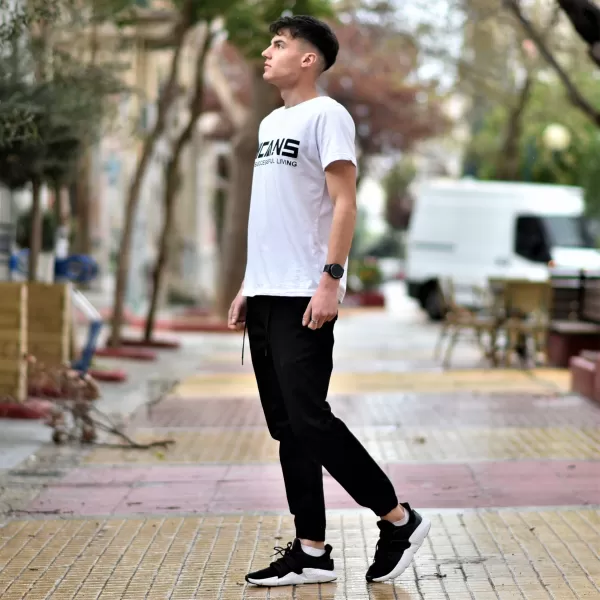 ΠΑΝΤΕΛΟΝΙ JOGGER MOHICANS FT222-402 ΜΑΥΡΟ