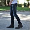 ΑΝΔΡΙΚΟ ΠΑΝΤΕΛΟΝΙ JEANS ΜΕ ΣΚΙΣΙΜΑΤΑ MOHICANS FT636 ΜΠΛΕ