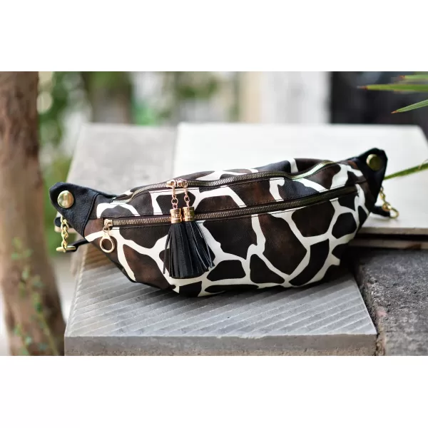 ΓΥΝΑΙΚΕΙΟ BUM BAG ΤΣΑΝΤΑΚΙ ΔΕΡΜΑΤΙΝΗ MOHICANS G159 ΚΑΜΗΛΟΠΑΡΔΑΛΗ