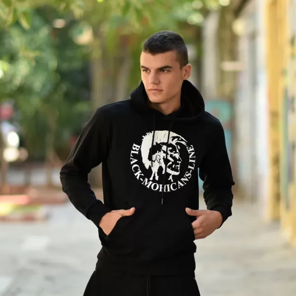 ΑΝΔΡΙΚΟ ΦΟΥΤΕΡ ΚΟΥΚΟΥΛΑ MOHICANS HEADH01 ΜΑΥΡΟ