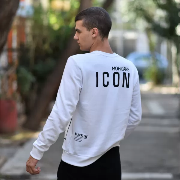 ΑΝΔΡΙΚΟ ΦΟΥΤΕΡ ΛΑΙΜΟΚΟΨΗ ICON MOHICANS ICON2 ΛΕΥΚΟ