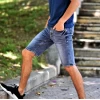 ΑΝΔΡΙΚΗ ΒΕΡΜΟΥΔΑ JEANS MOHICANS JP046 MΠΛΕ
