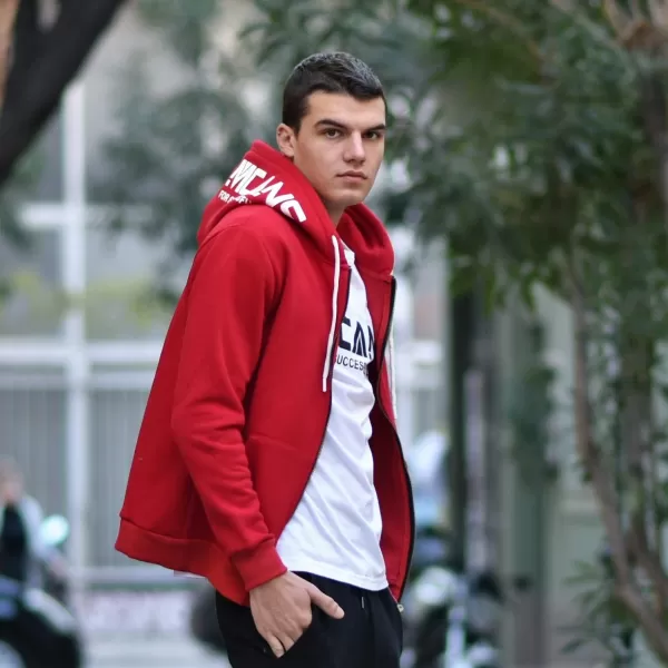 ΑΝΔΡΙΚΗ ΦΟΥΤΕΡ ΖΑΚΕΤΑ ΦΕΡΜΟΥΑΡ MOHICANS MCANS22 ΚΟΚΚΙΝΟ