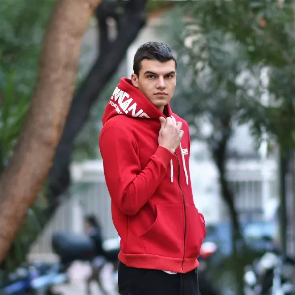 ΑΝΔΡΙΚΗ ΦΟΥΤΕΡ ΖΑΚΕΤΑ ΦΕΡΜΟΥΑΡ MOHICANS MCANS22 ΚΟΚΚΙΝΟ
