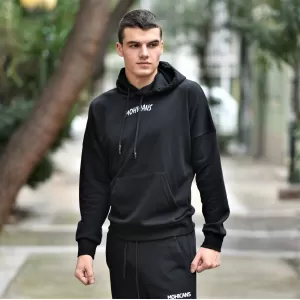 ΑΝΔΡΙΚΟ ΦΟΥΤΕΡ ΚΟΥΚΟΥΛΑ MOHICANS JEANS MCANSJEANS ΜΑΥΡΟ