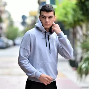 ΑΝΔΡΙΚΟ ΦΟΥΤΕΡ ΚΟΥΚΟΥΛΑ MOHICANS JEANS  MCANSJEANS ΓΚΡΙ